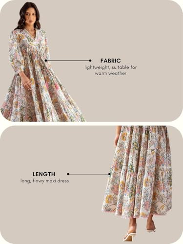 GRECIILOOKS Rayon Below The Knee One Piece Maxi Bodycon Dresses Midi Dress for Women (GL-WD1231_Multicolor