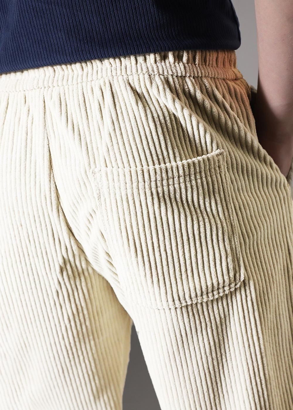 Men’s Khaki & Olive Green Corduroy Trousers (Pack of 2) – Solid Ribbed Casual Pants for Streetwear & Everyday Wear