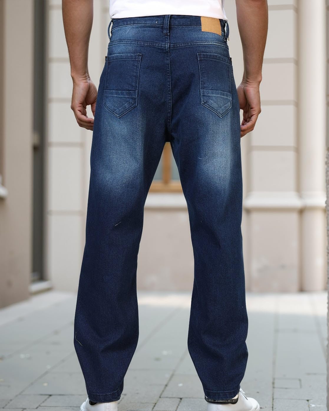 London Hills Men Jeans || Baggy Fit Jean's for Man || Loose Fit High Rise Denim || Stretchable Casual Wear Jean,s || Dance Rap Rapping Style Pant for Men || Denim Cotton Jeans
