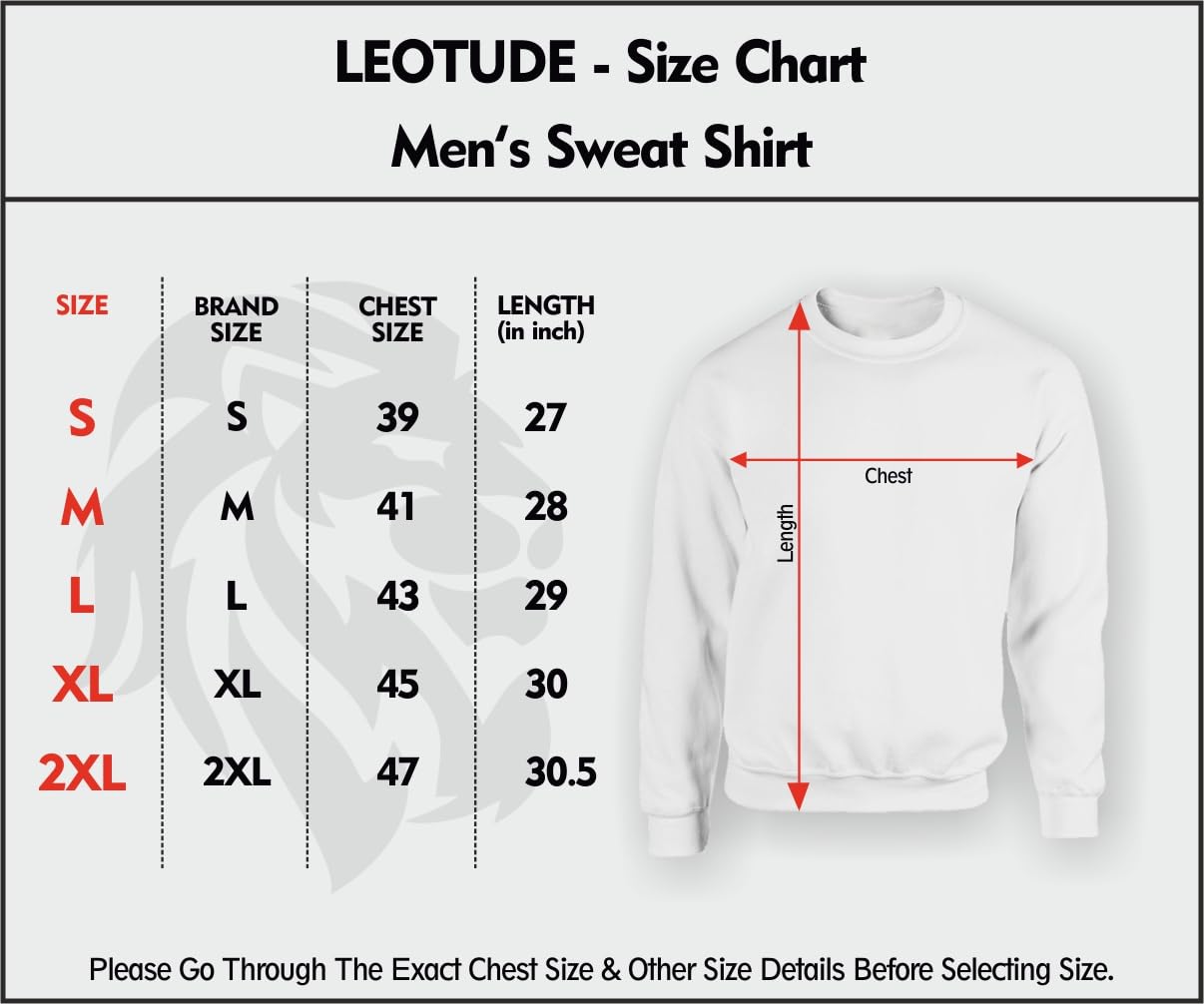 Men's Style Cool Casual Long Sleeve Round Neck Red Pullover Sweatshirt - Printed Stylish Winter Wear