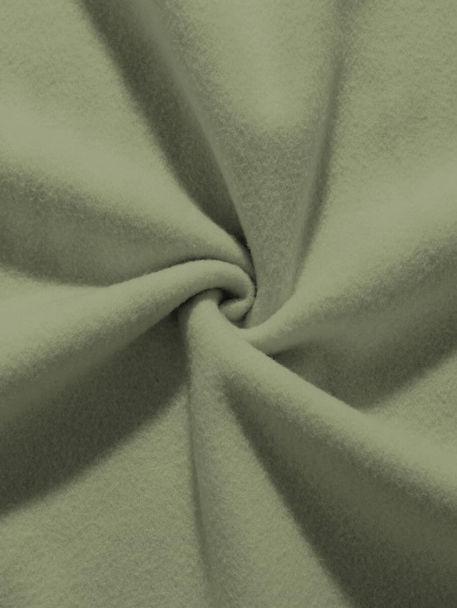 Women's Printed Oversized Green Sweatshirt – Casual Streetwear Winter Style for Women