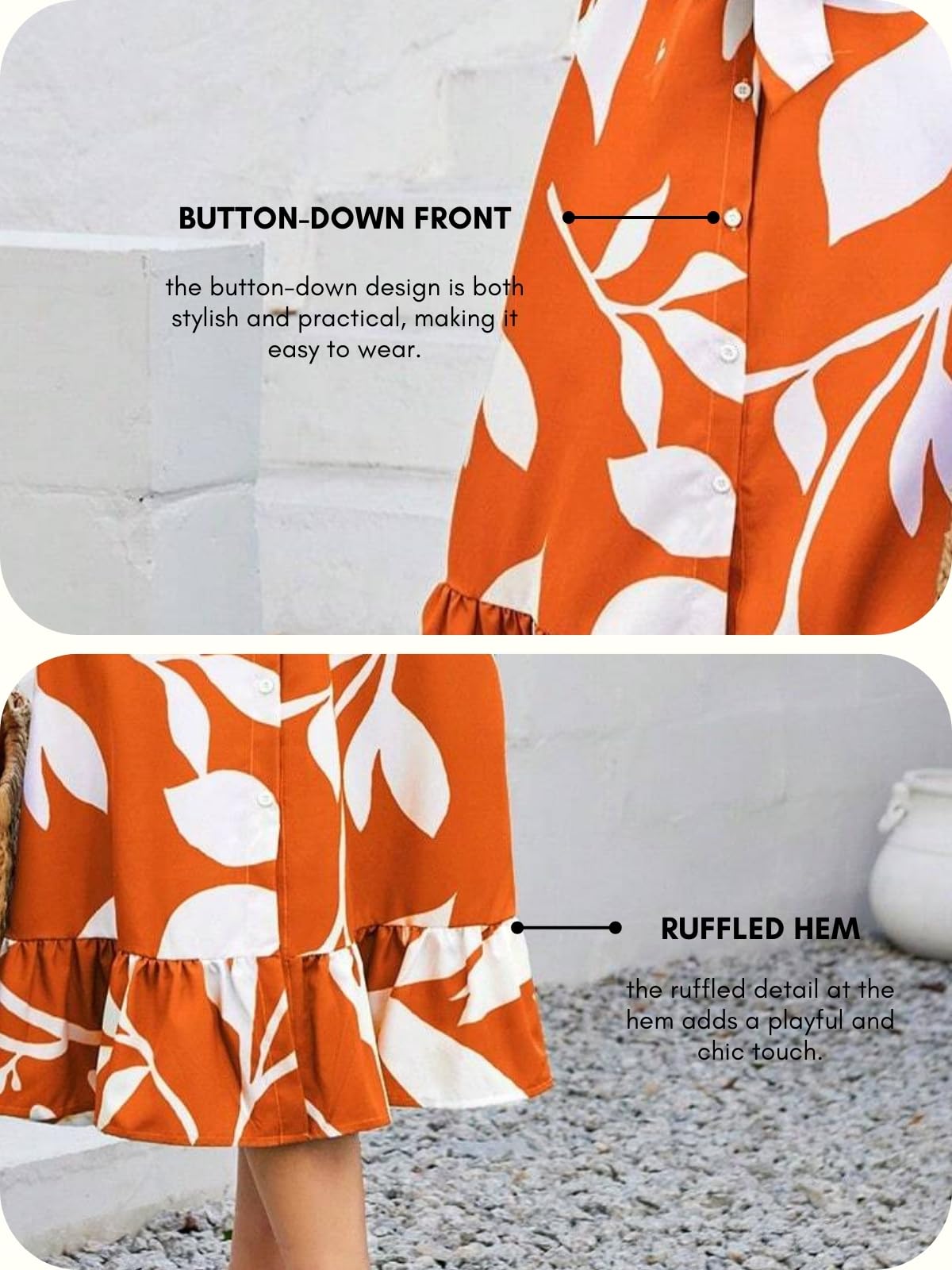 GRECIILOOKS Rayon Fit and Flare Below The Knee One Piece Maxi Bodycon Dresses Midi Dress for Women (GL-WD1214_Orange)