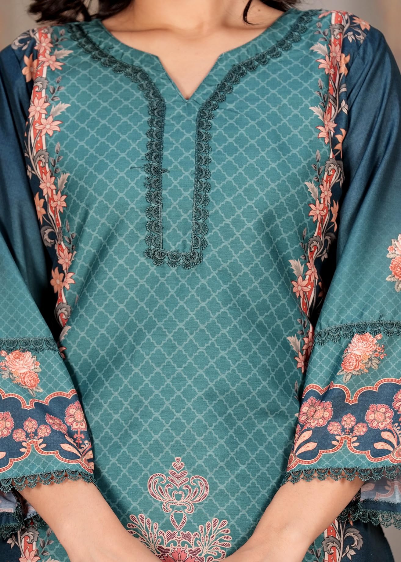 Vbuyz Women's Silk Blend Salwar Suit (VF-KU-2074-SKD-36-36_Green