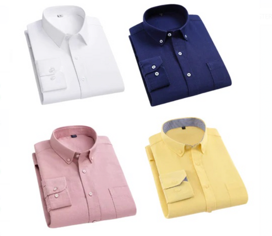 Men's Assorted Multicolour Shirts - Pact of 4