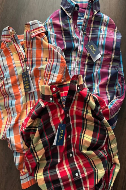 Men's Cotton Casual Check Shirts - Assorted Pack of 3