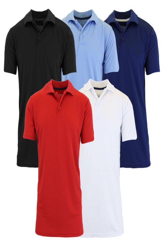 Men's Assorted Polo T-Shirt - Pack of 5