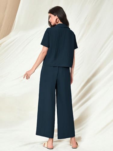 TOPLOT Jumpsuit for Women || Coordset for women || Co ord Western (Jump-Suit-5225-Teal-XL)