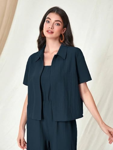 TOPLOT Jumpsuit for Women || Coordset for women || Co ord Western (Jump-Suit-5225-Teal-XL)