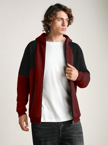 Men's Maroon Bomber Jacket - Casual Winterwear |  Winter Jacket | Casual Jacket