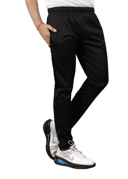 Men's Lycra Multocolour Track Pants - Pack of 2