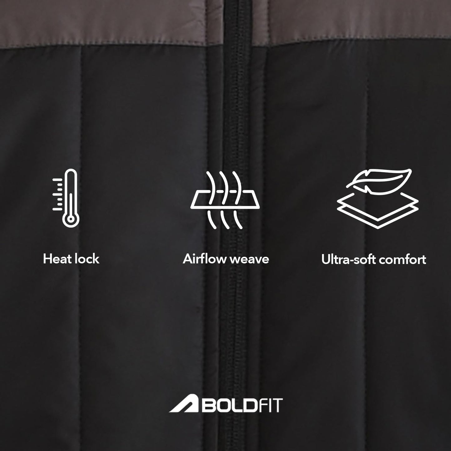 Men's Bomber Quilted Hooded Black Grey Winter Jackets | Full Sleeve Men's Jacket | Monsoon Jackets for Men | Men's Jerkin | Padded Winter Jacket for Men