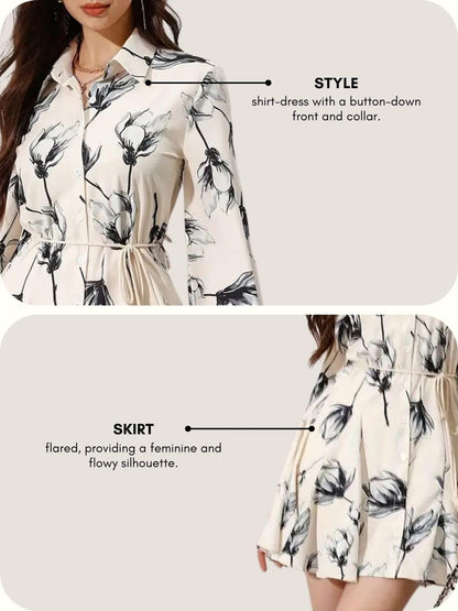 Leriya Fashion Rayon Women Mid-Thigh Length Dress (Lf-Wd1238_White, One Piece Dress, Mid-Thigh Length