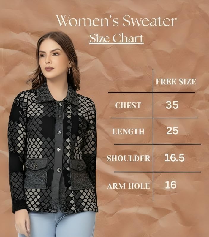 Women's V Neck Maroon Sweater Cardigan - Daily Casual Winter Wear