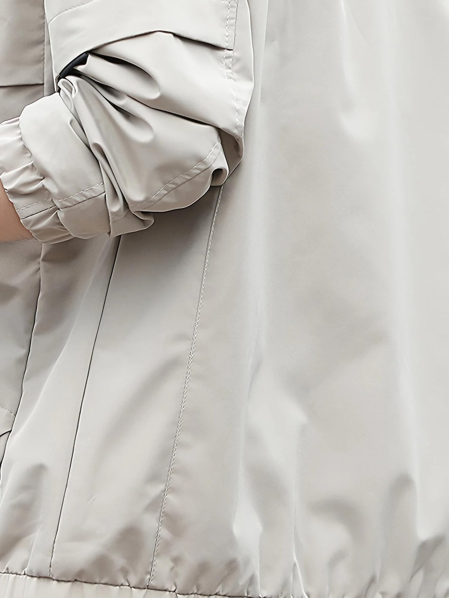 Men's Lightweight Regular Fit Outerwear Grey Winter Bomber Jacket - Stylish Casual Winterwear