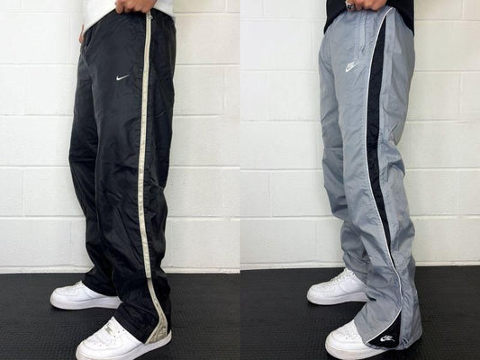 Men’s Oversized Lycra Sports Track Pants (Pack of 2) – Side Tape Design, Regular Fit, Stylish Activewear for Daily Use