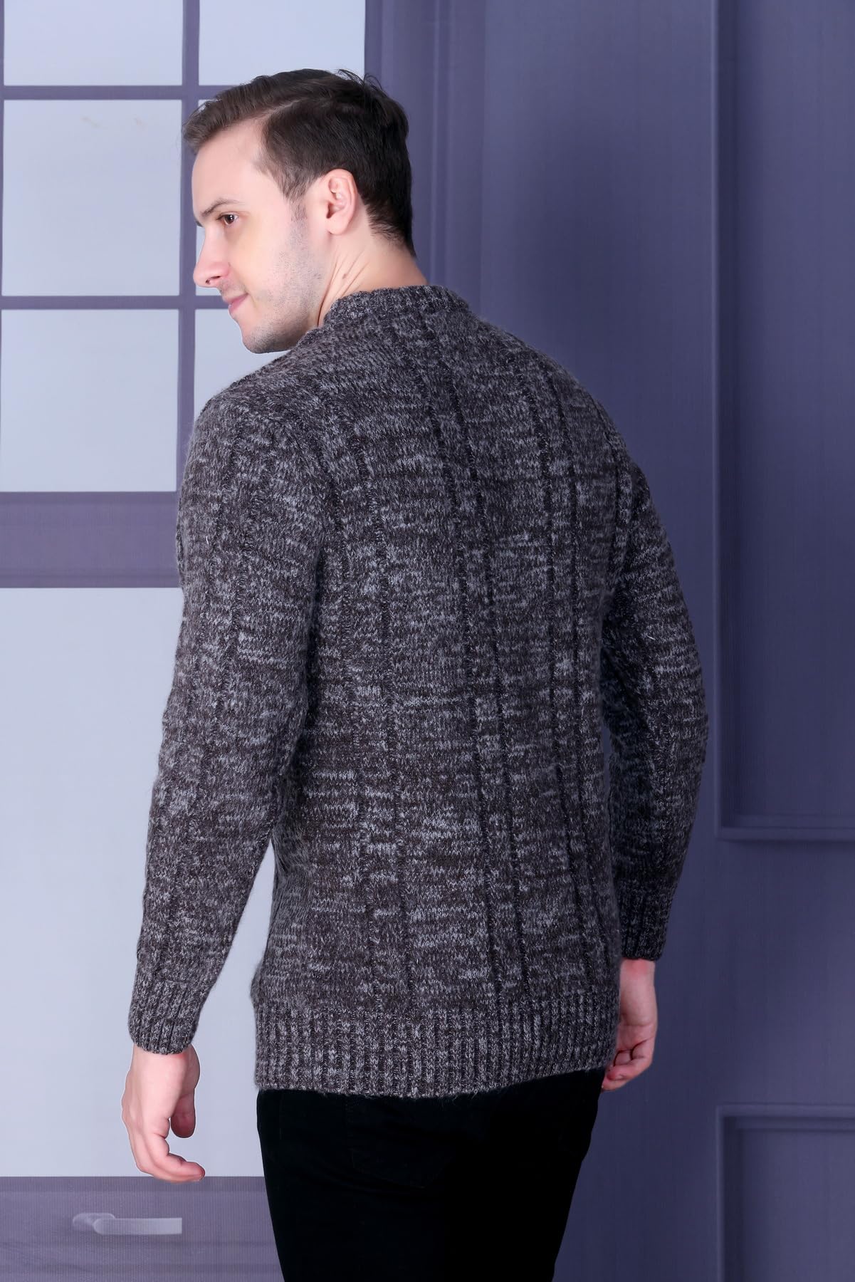 Men's Sweater's Winter Wear Round Neck Full Sleeve Woolen Knitted Pullover