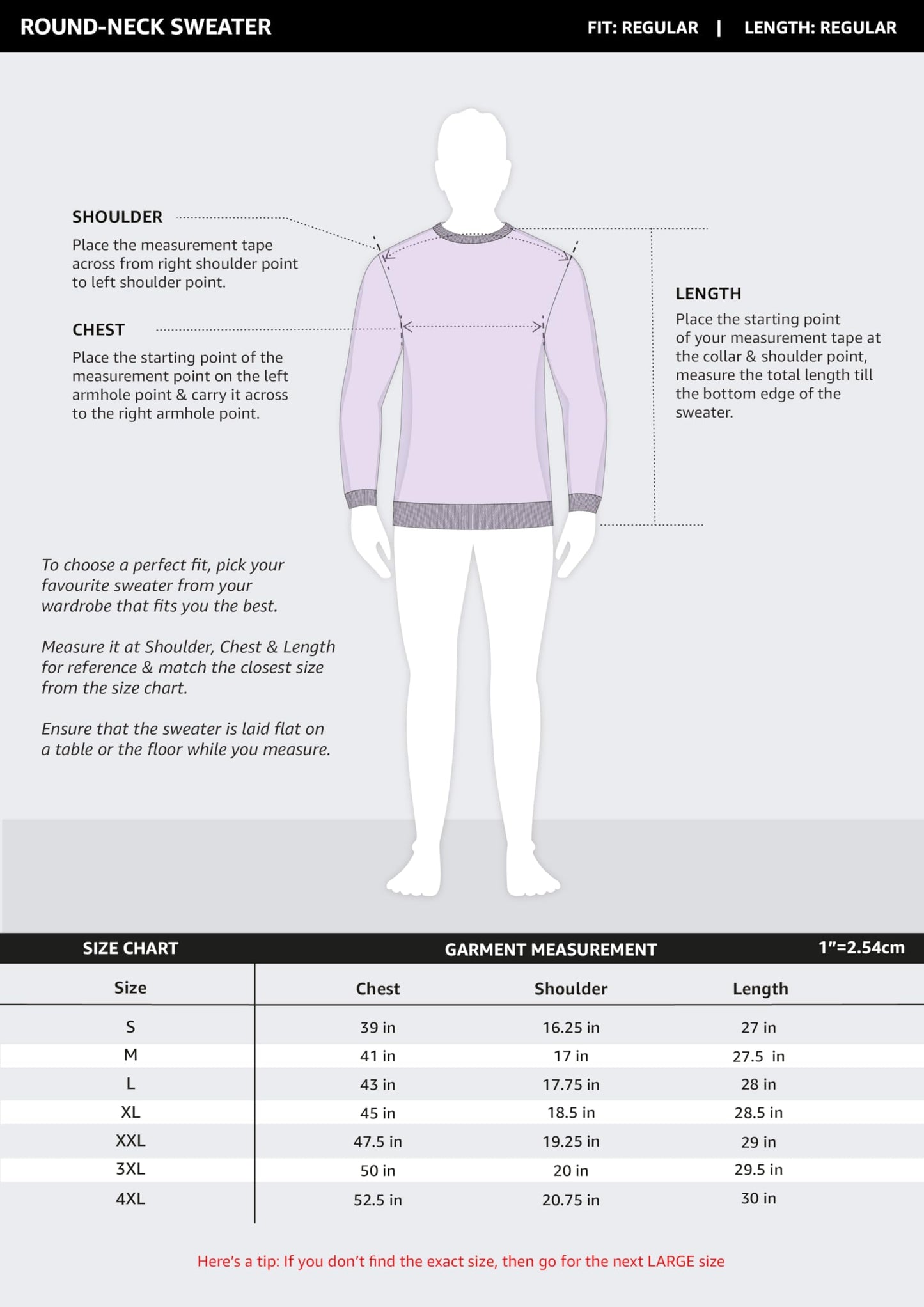 Men's Acrylic Full Sleeves Round Whitish Melange Sweater - Stylish Urban Dressy Winter Wear