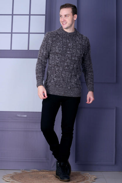 Men's Sweater's Winter Wear Round Neck Full Sleeve Woolen Knitted Pullover