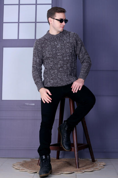 Men's Sweater's Winter Wear Round Neck Full Sleeve Woolen Knitted Pullover