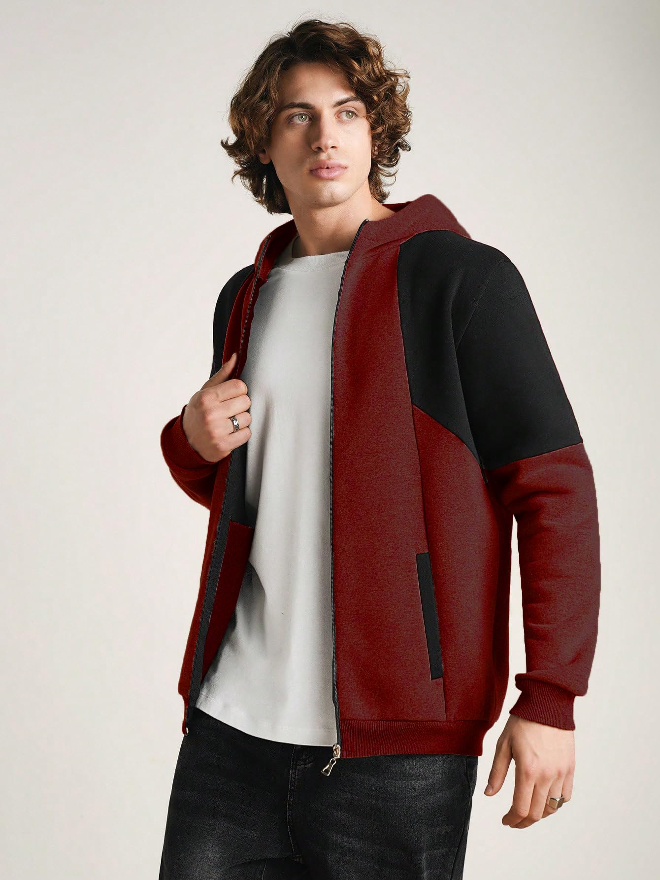 Men's Maroon Bomber Jacket - Casual Winterwear |  Winter Jacket | Casual Jacket