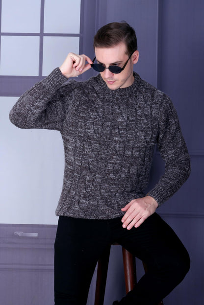 Men's Sweater's Winter Wear Round Neck Full Sleeve Woolen Knitted Pullover