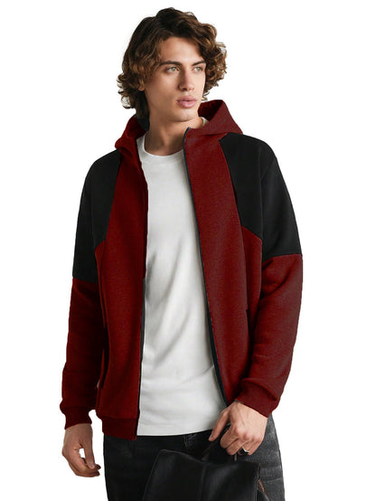 Men's Maroon Bomber Jacket - Casual Winterwear |  Winter Jacket | Casual Jacket
