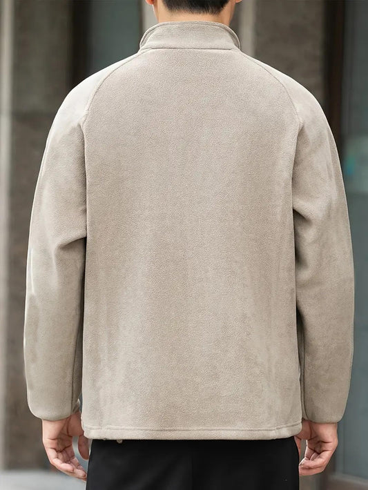 Men's Lightweight Outerwear Casual Beige Jacket - Stylish Winterewear | Winter Jacket | Leightweight Jacket