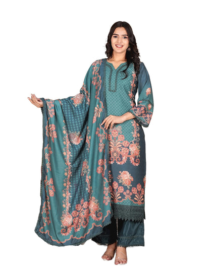 Vbuyz Women's Silk Blend Salwar Suit (VF-KU-2074-SKD-36-36_Green
