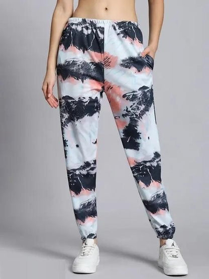 Women’s Black & Pink Tie-Dye Co-zy & Co-ord Set – Streetwear Inspired Nightwear for Gen Z