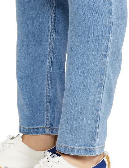 Amazon Brand - Symbol Men's Cotton Rich Stretchable Jeans | Casual Denim Carrot Fit Medium Blue