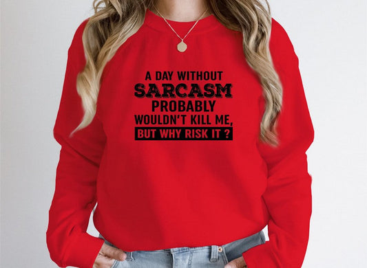 Women's Cotton Fleece Round Neck Message Sweatshirt - Stylish Casual Winterwear