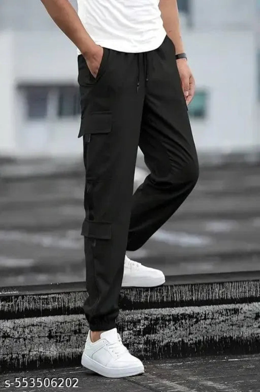 Men's  Black 5 Pocket Cargo